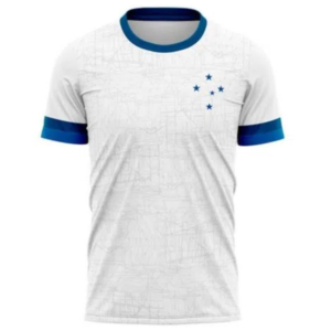 Camisa Cruzeiro Scatter Branco Masculina