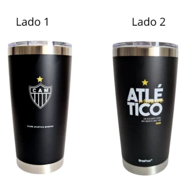 Copo Térmico Stone Com Tampa Atletico Mineiro - Image 3