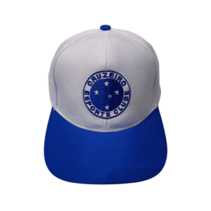 Boné Branco Com Azul Escudo Cruzeiro