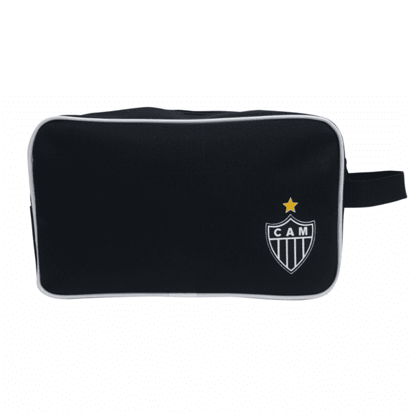 Necessaire Preta Atlético Mineiro Escudo