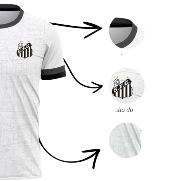 Camisa Santos Scatter ADT Masculina - Image 4