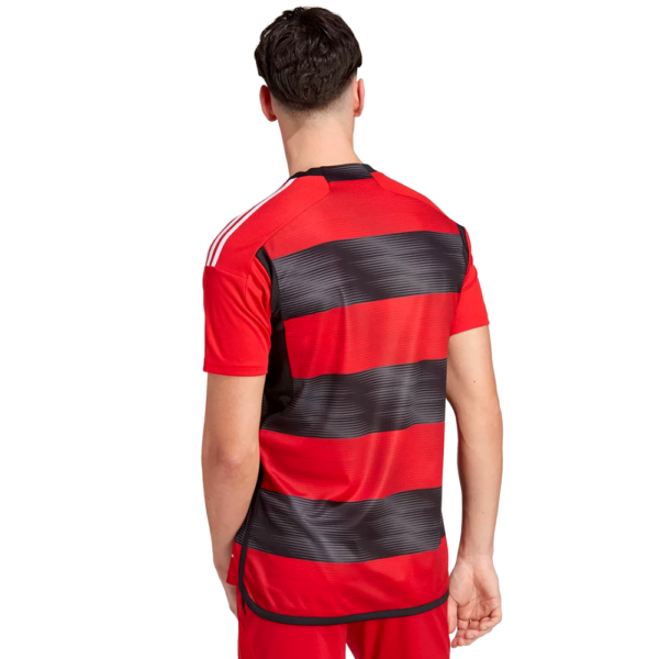 Camisa Flamengo Adidas I 23/24 s/n° Torcedor Masculina - Image 2