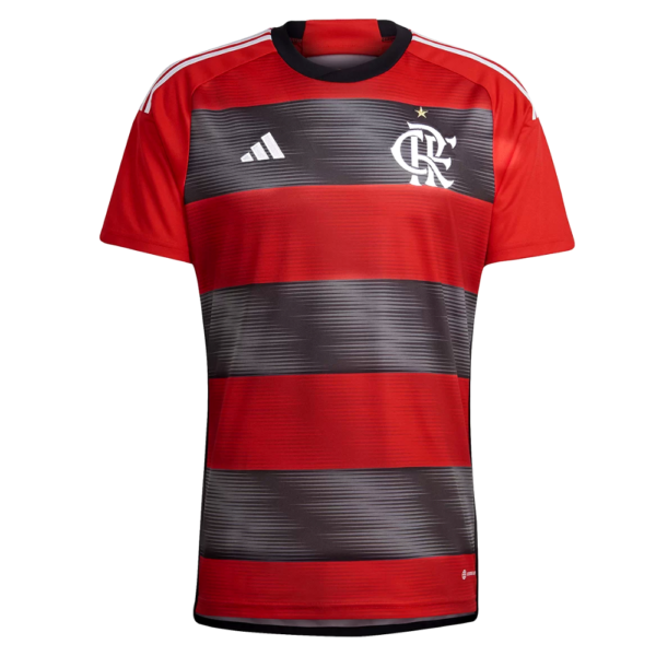 Camisa Flamengo Adidas I 23/24 s/n° Torcedor Masculina