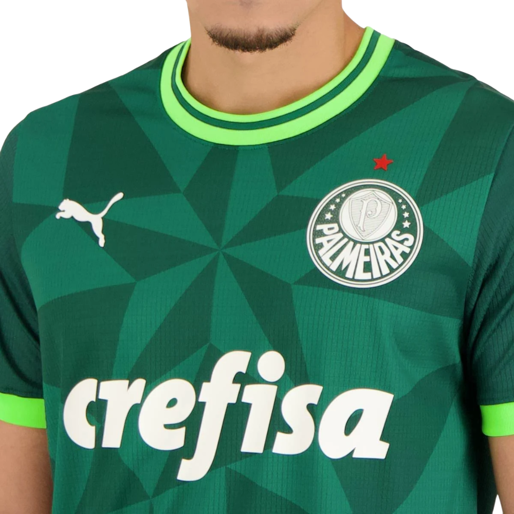 Camisa Palmeiras Casa 2023 Puma - Torcedor / VERDE