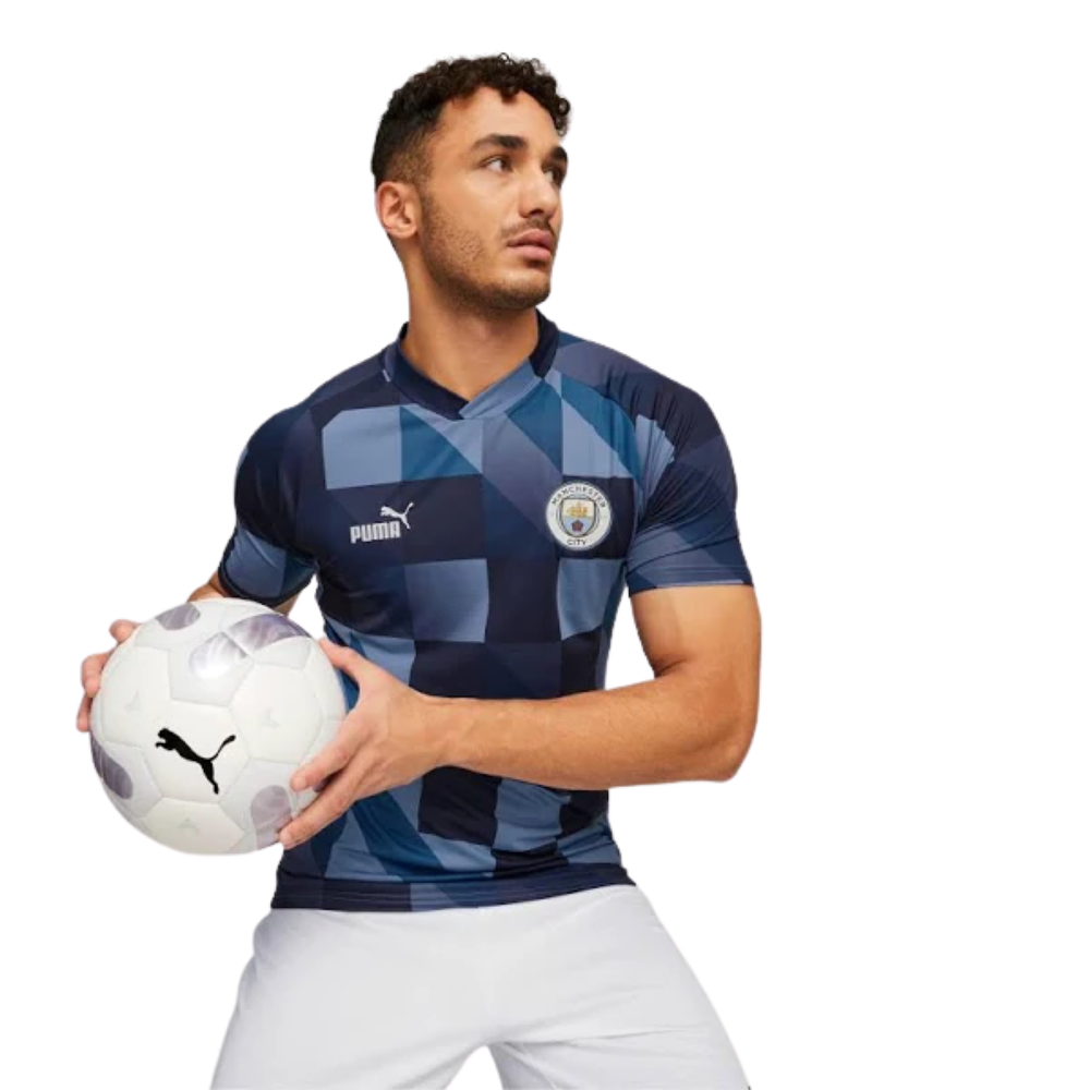 Jaqueta Manchester City Puma Pré-Jogo - Masculino em Promoção