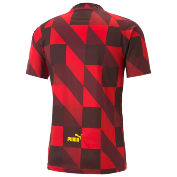 Camisa Pré-jogo Manchester City F.C. Masculina Vermelha - Image 2