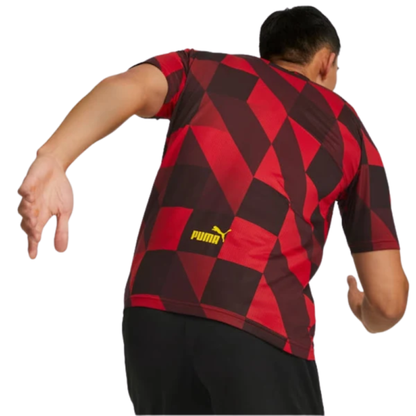 Camisa Pré-jogo Manchester City F.C. Masculina Vermelha - Image 5