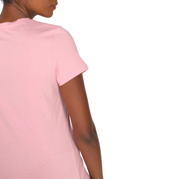 Camisa Puma Essential Small Logo Feminina Rosê - Image 5