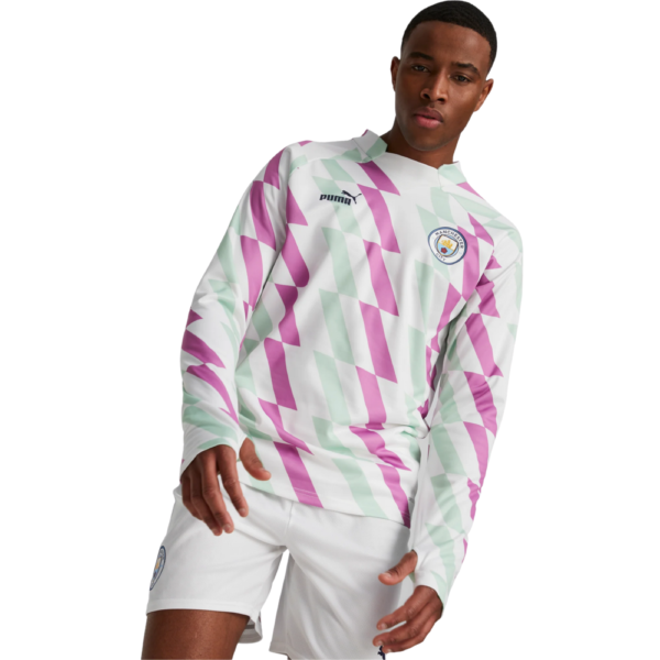 Camisa Manga Longa Manchester City pré-jogo Puma - Image 3