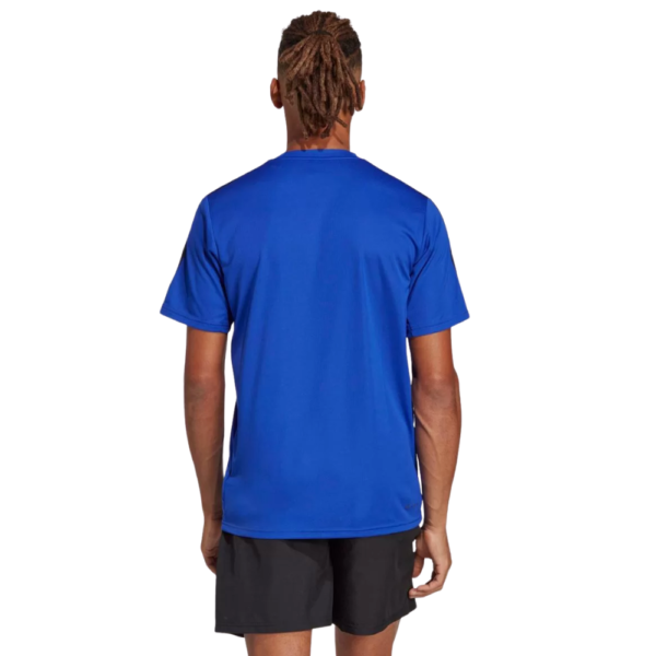 Camiseta Adidas Essentials 3 Listras Azul - Image 2