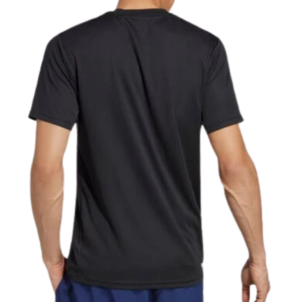 Camiseta Adidas Essentials Base Preto Masculino - Image 4
