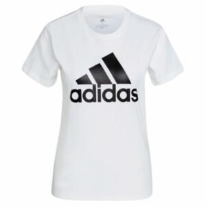 Camiseta Adidas Logo Branca Feminina