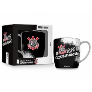 Caneca Porcelana Urban 360ml Corinthians 3