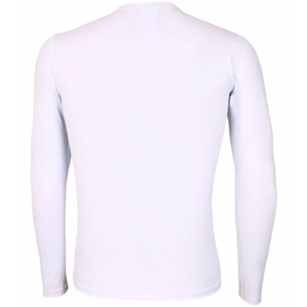 Camisa Térmica Masculina Manga Longa Branco Ginga Sport - Image 2