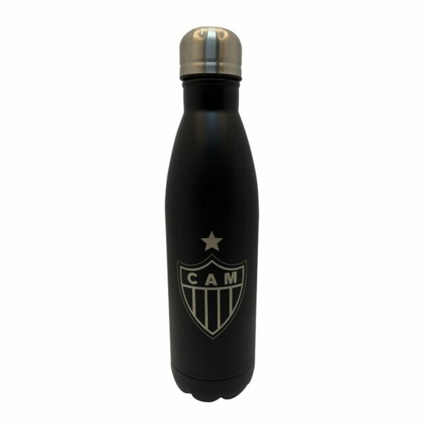 Garrafa Térmica 750ML Preta Pai - Atlético Mineiro