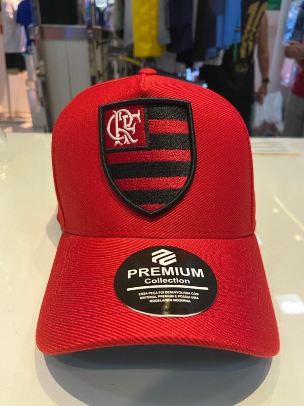 Boné Flamengo Vermelho Rubro Negro