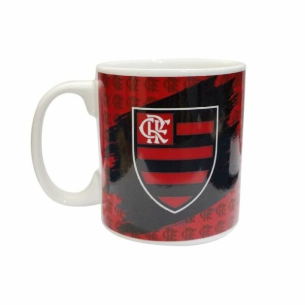 Caneca de Porcelana 320ml Escudo - Flamengo