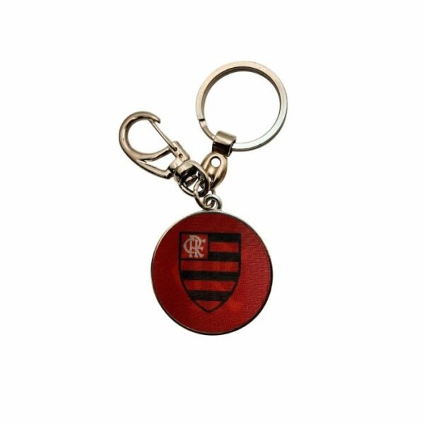 Chaveiro Bola Adesivo 3D - Flamengo