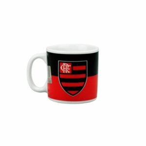Caneca porcelana do Flamengo CRF 120ml Acima de tudo Rubro Negro