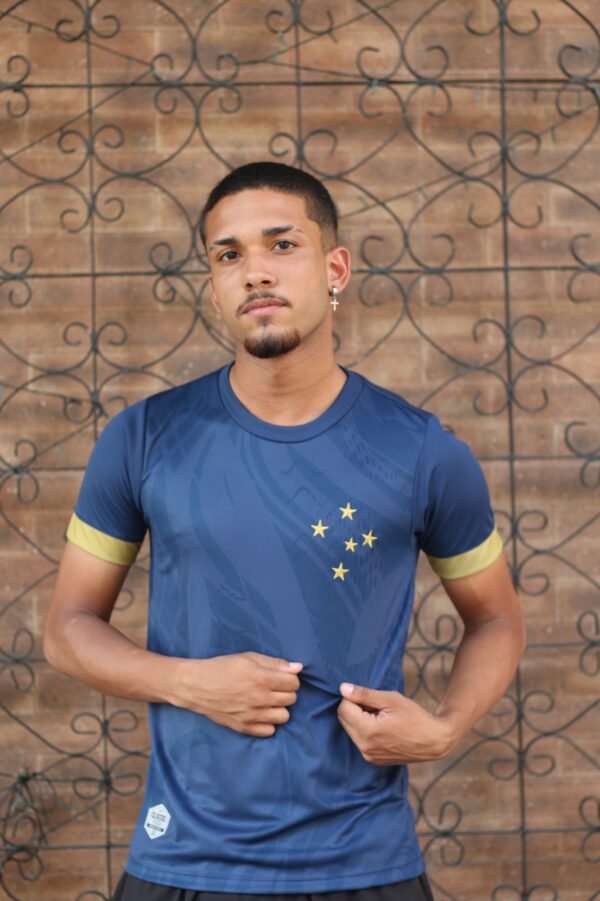 Camisa Cruzeiro Classic Marinho/Gold - Image 2