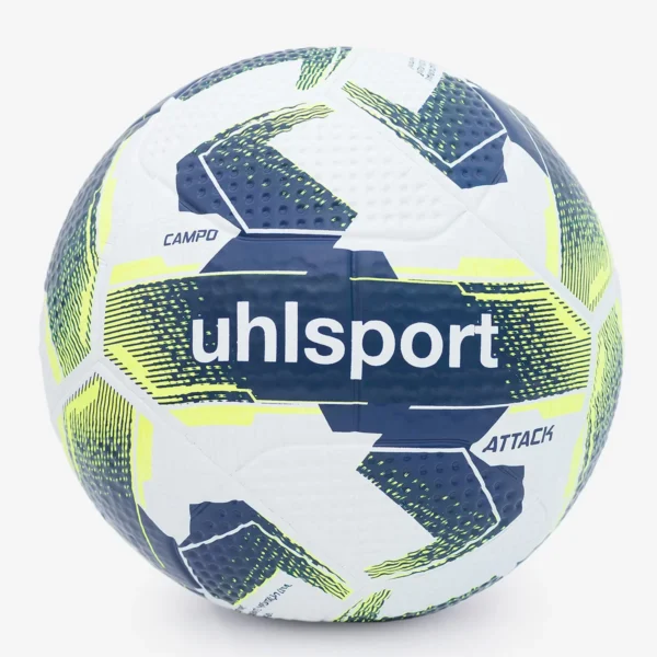 Bola De Futebol Campo Uhlsport Attack - Branco+Marinho