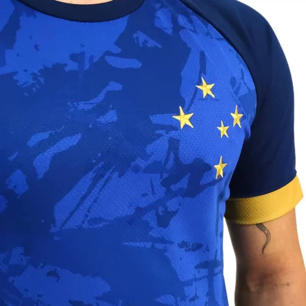Camisa Cruzeiro Classic Gold - Azul - Image 4
