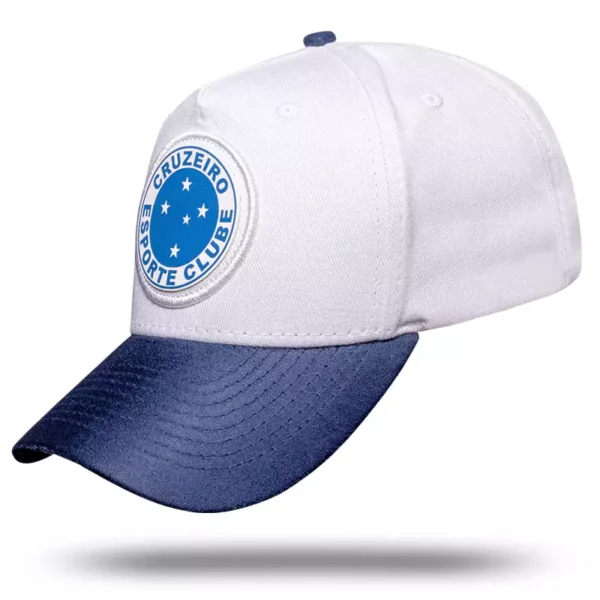 Boné Premium do Cruzeiro Branco Licenciado - Escudo Oficial | All Blends - Image 3