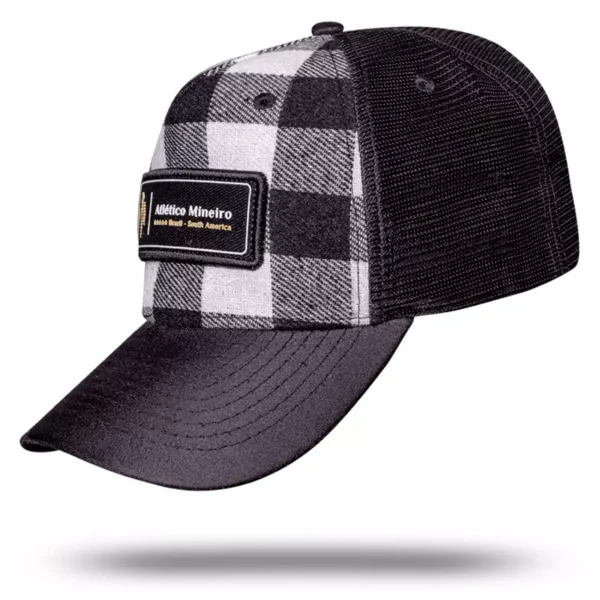 Boné Premium do Galo (Atlético) Licenciado Oficial - Xadrez | All Blends - Image 2