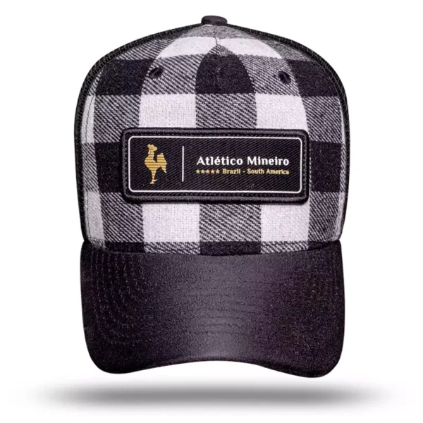 Boné Premium do Galo (Atlético) Licenciado Oficial - Xadrez | All Blends