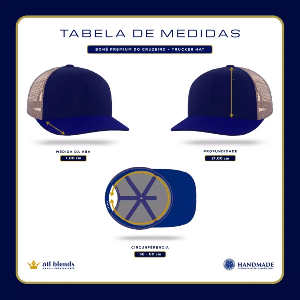 Boné Premium do Cruzeiro Licenciado Oficial - Estrelas Soltas | All Blends - Image 2
