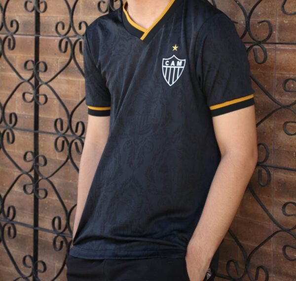 Camisa Atlético Retrô 2013 Preta Masculina