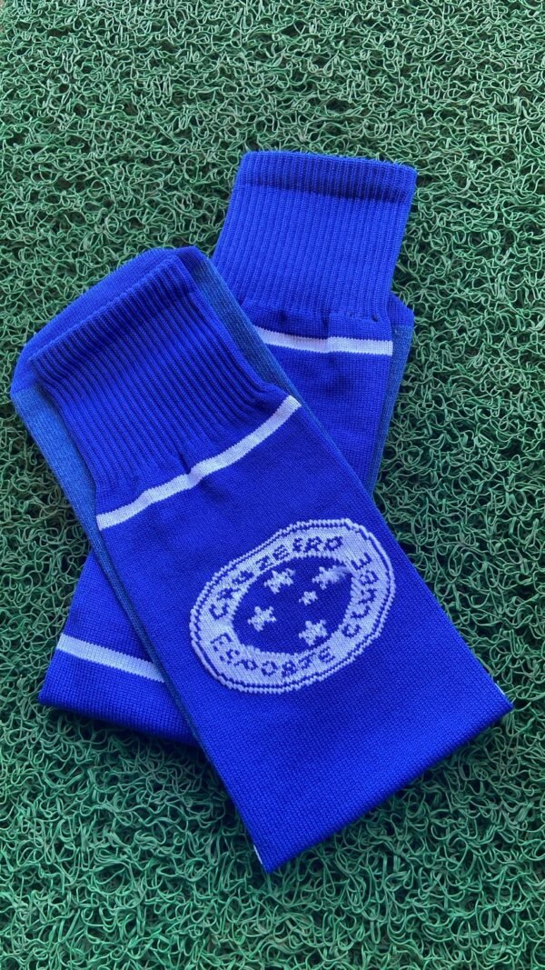 Meião Juvenil Azul Cruzeiro Escudo