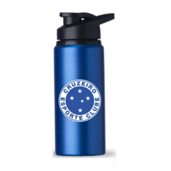 Squeeze Aluminio Cruzeiro Escudo Azul