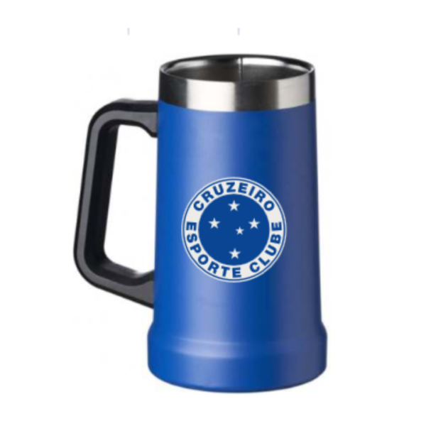 Caneca Térmico Cruzeiro Azul 700ml Escudo