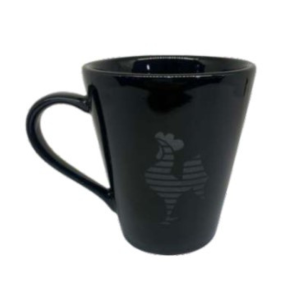 Caneca Tulipa Preta Standart Logo a Laser Galo Atlético Mineiro