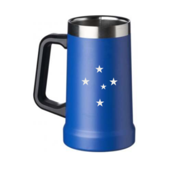 Caneca Térmica Cruzeiro Azul 700ml Estrelas