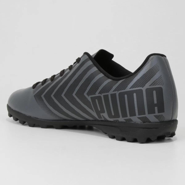 Chuteira Society Puma Tacto II Masculina - Preto+Cinza - Image 3