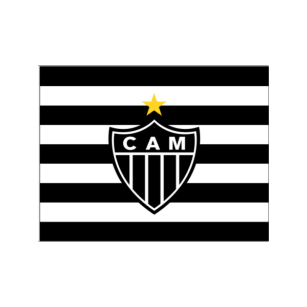 Bandeira do Atlético Mineiro Torcedor Modelo 1
