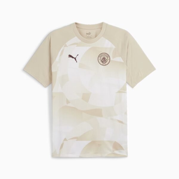 Camisa Pré-jogo Manchester City F.C. Masculina Bege