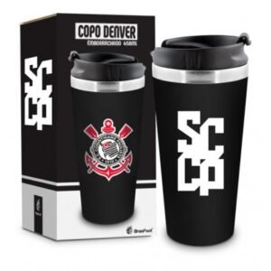 Copo Térmico Emborrachado Denver Corinthians 450ml