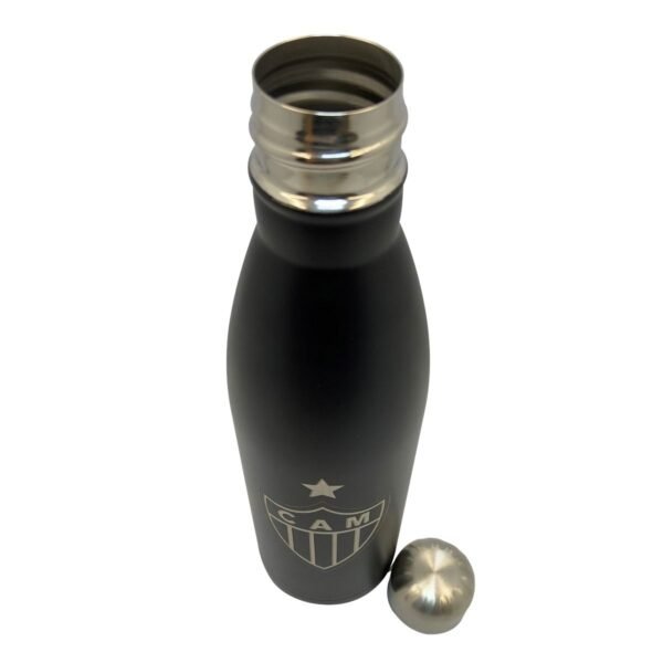 Garrafa Inox 750ml Preto - Atlético Mineiro - Image 2