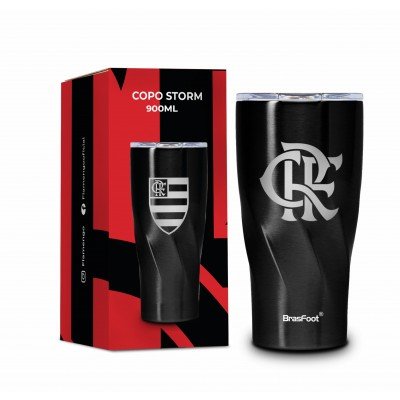 COPO TÉRMICO STORM 900ML - FLAMENGO LASER