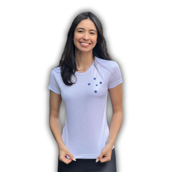 Camisa Cruzeiro Prata Estelar Feminina
