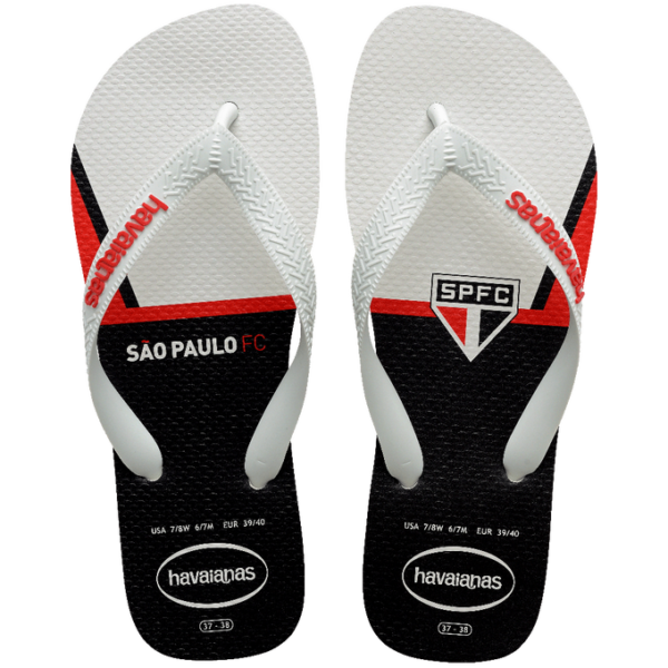 Chinelo São Paulo Oficial Havaianas Top Times