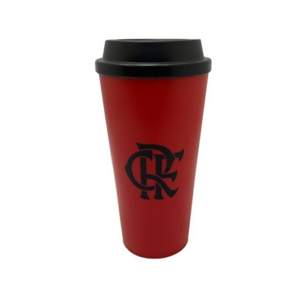 Copo Flamengo Café com tampa 550ml CRF - Image 2