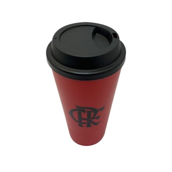 Copo Flamengo Café com tampa 550ml CRF - Image 3
