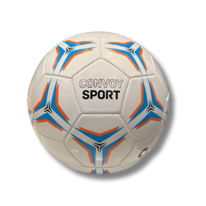 Bola de Futebol de Campo Yin’s branca com azul/laranja