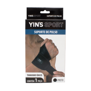 Suporte de Pulso - Munhequeira Neoprene Preto