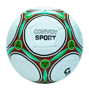 Bola de Futebol de Campo Yin’s branca com verde