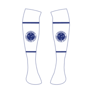 Meião Infantil Branco Cruzeiro Escudo